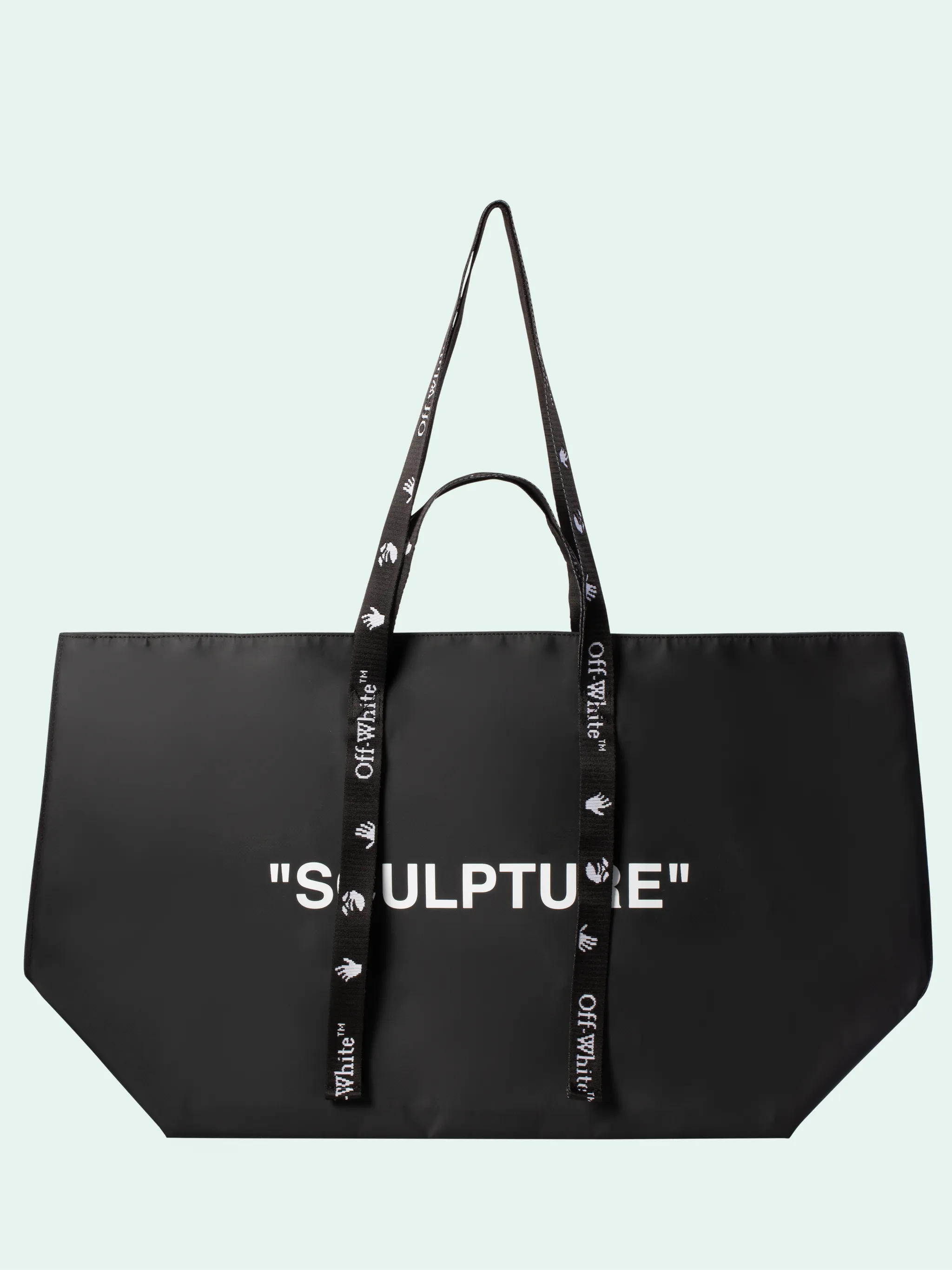 off white bag tote