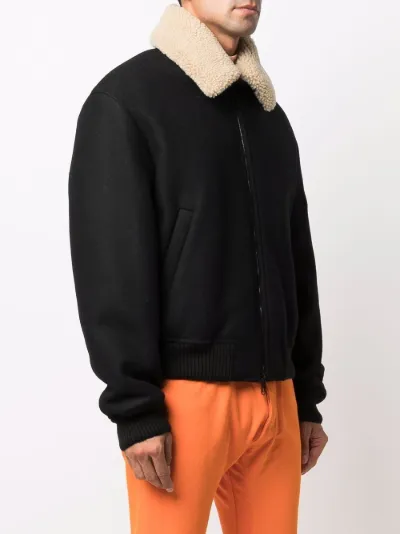 off white aviator jacket