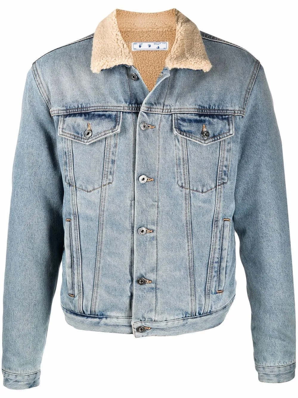 Contrast best sale jean jacket