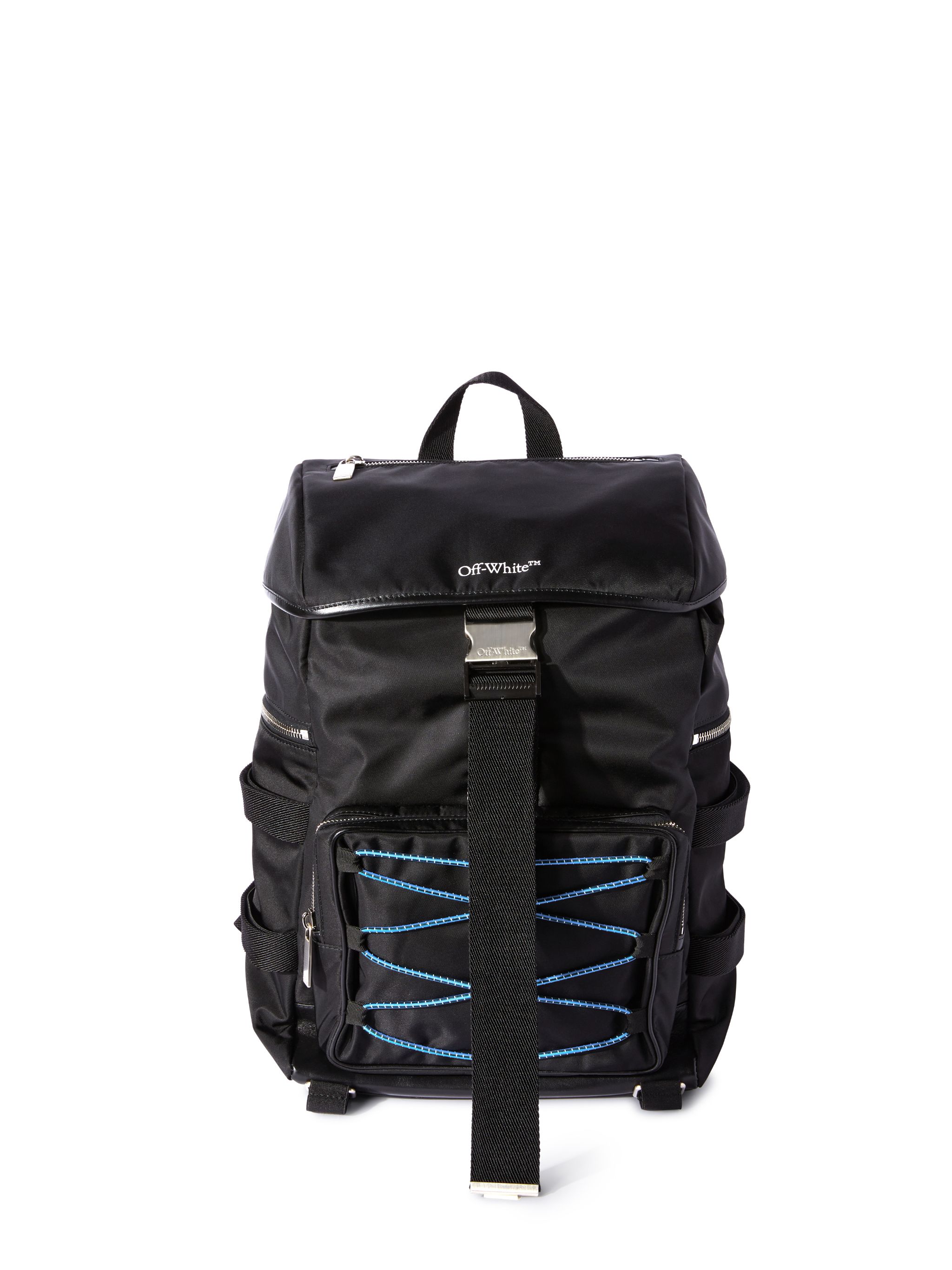 COURRIE FLAP BACKPACK in black