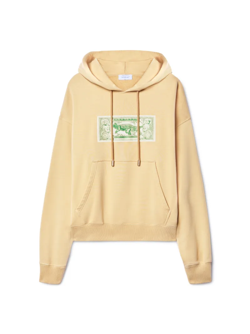 CREME GELD-PFEIL HOODIE