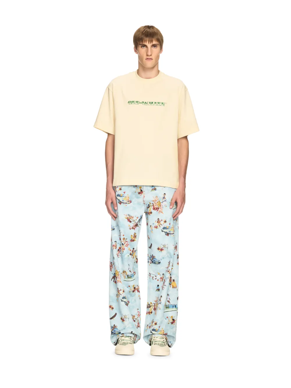 CREME GELD-PFEIL T-SHIRT