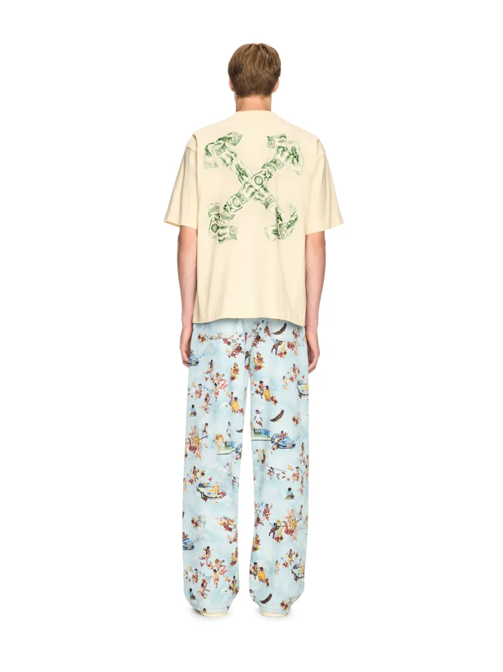 CREME GELD-PFEIL T-SHIRT