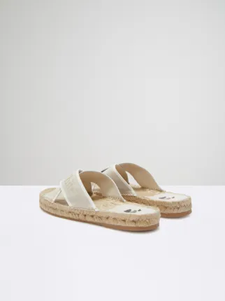 Criss cross espadrille on sale slides