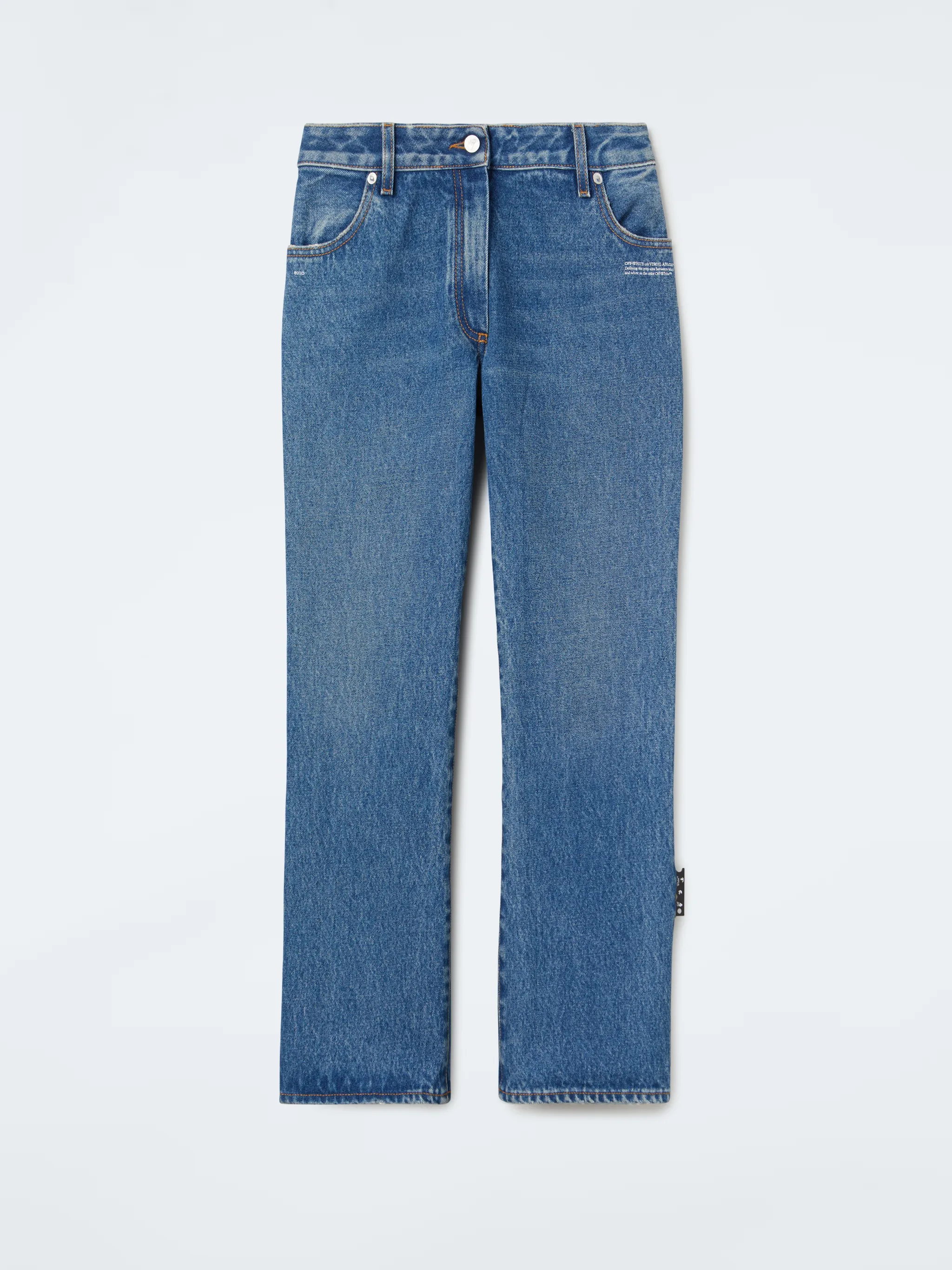 off white flared jeans