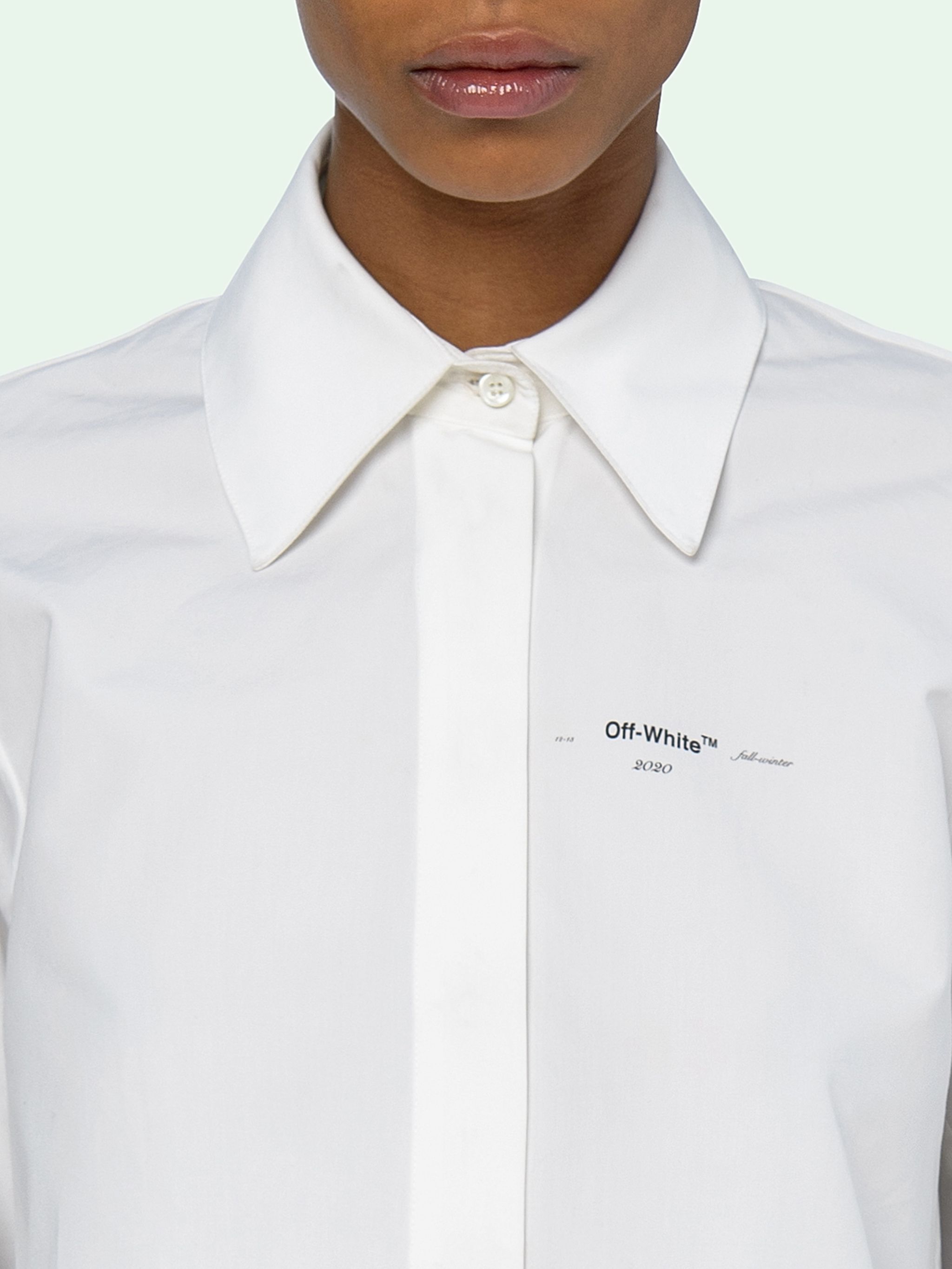 white plisse shirt