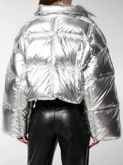 off white silver jacket