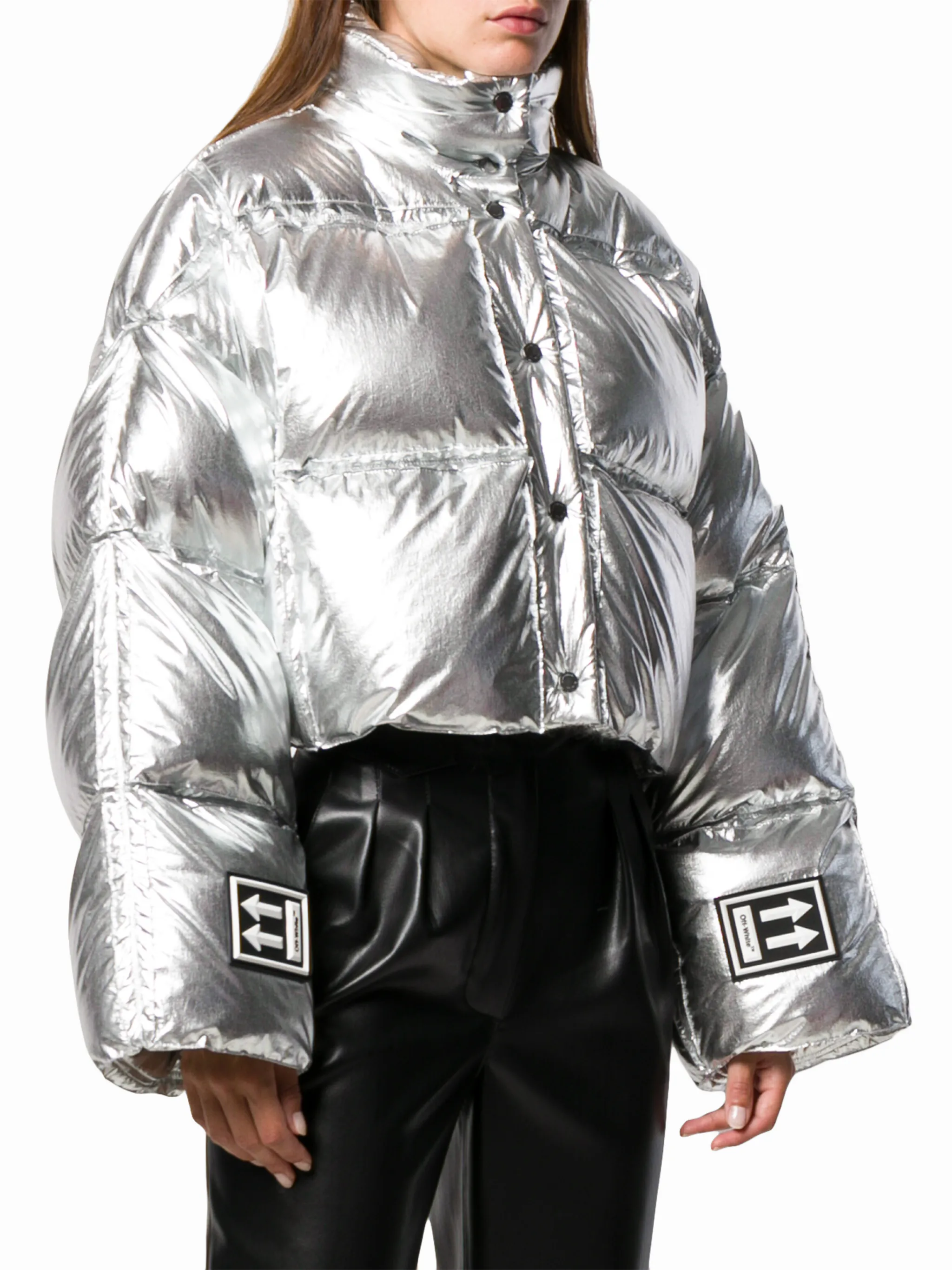 cropped puffer jacket OffWhite