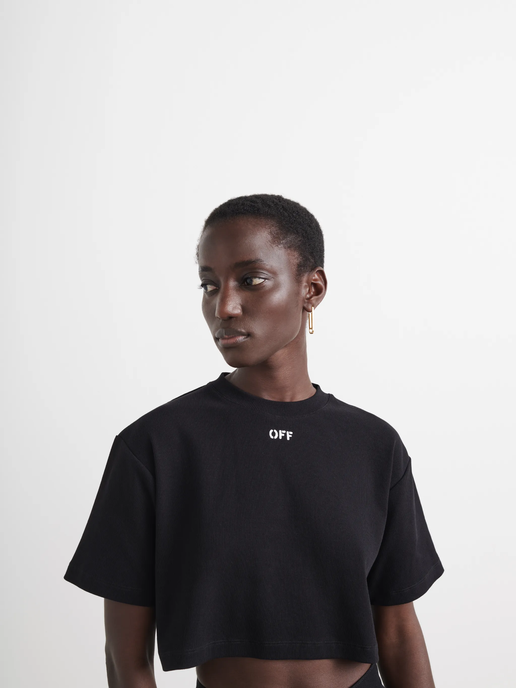 off white cropped top