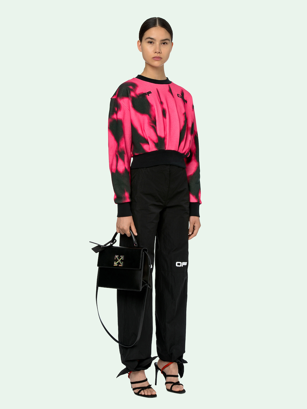 CROPPED TIE DYE SWEATSHIRT primary image
