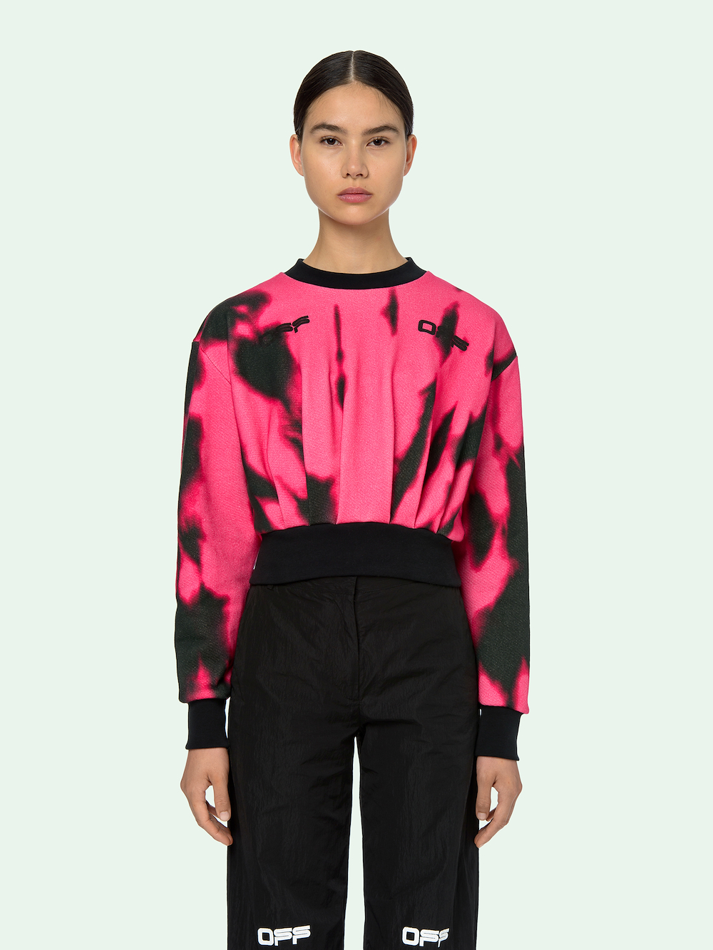 CROPPED TIE DYE SWEATSHIRT secondary image