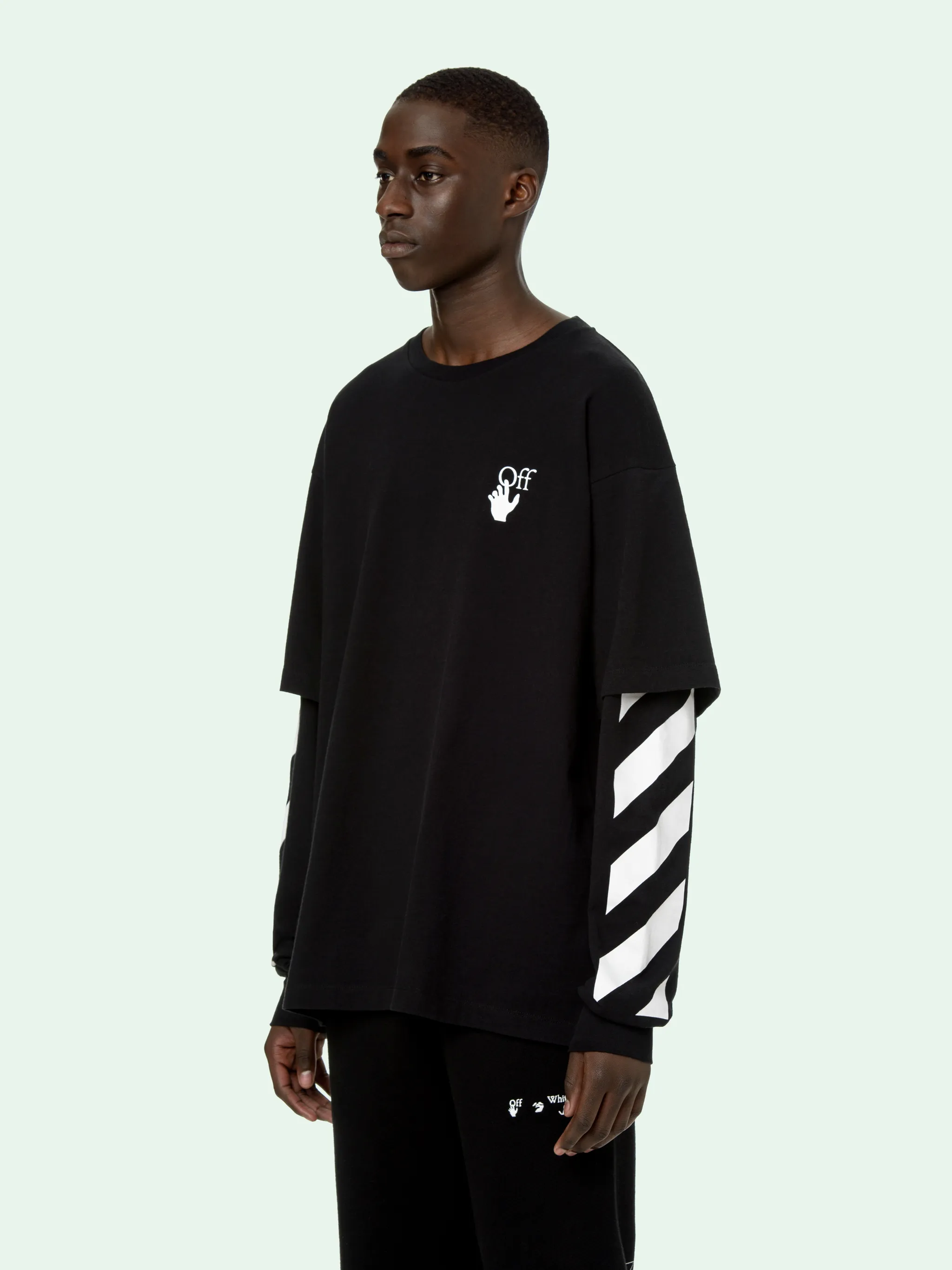 off white cut here shirt