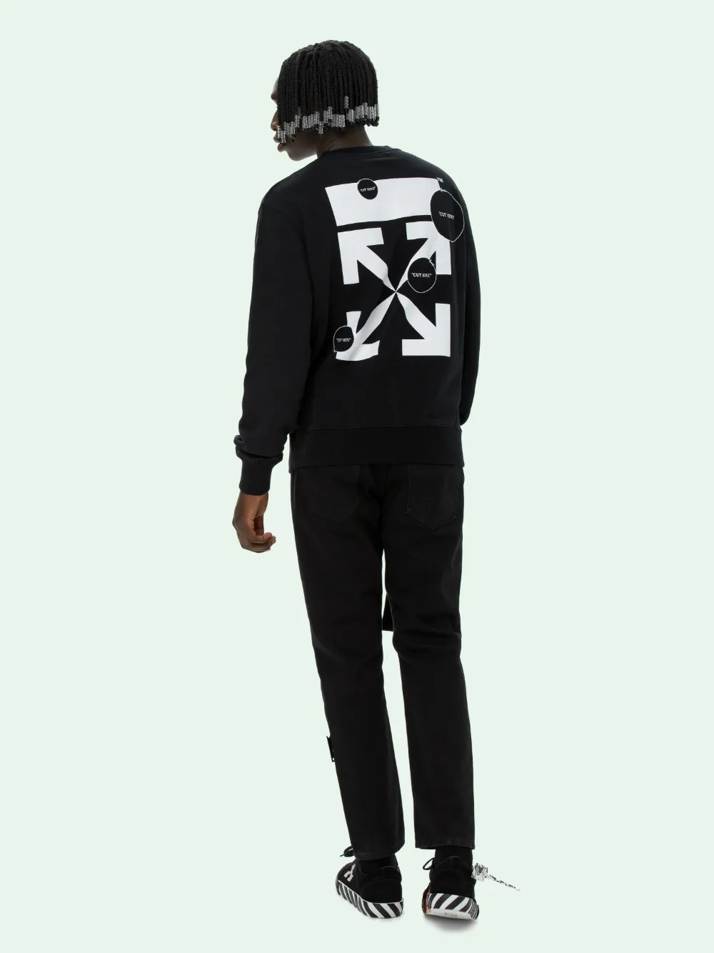 off white hoodie cut off