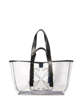 Off white clear bag sale