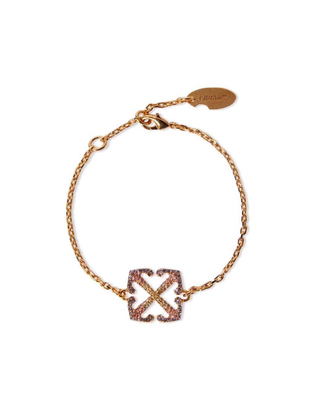 Louis Vuitton Gamble Crystal Gold Tone Bracelet Louis Vuitton