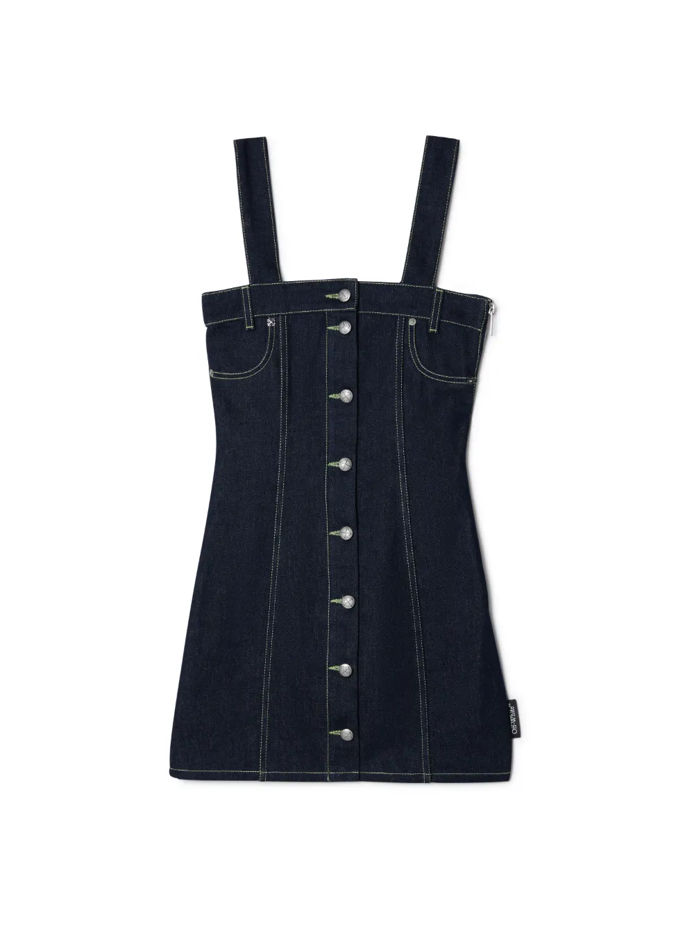 DENIM CORSET DRESS in blue OffWhite™ Official CA — free download