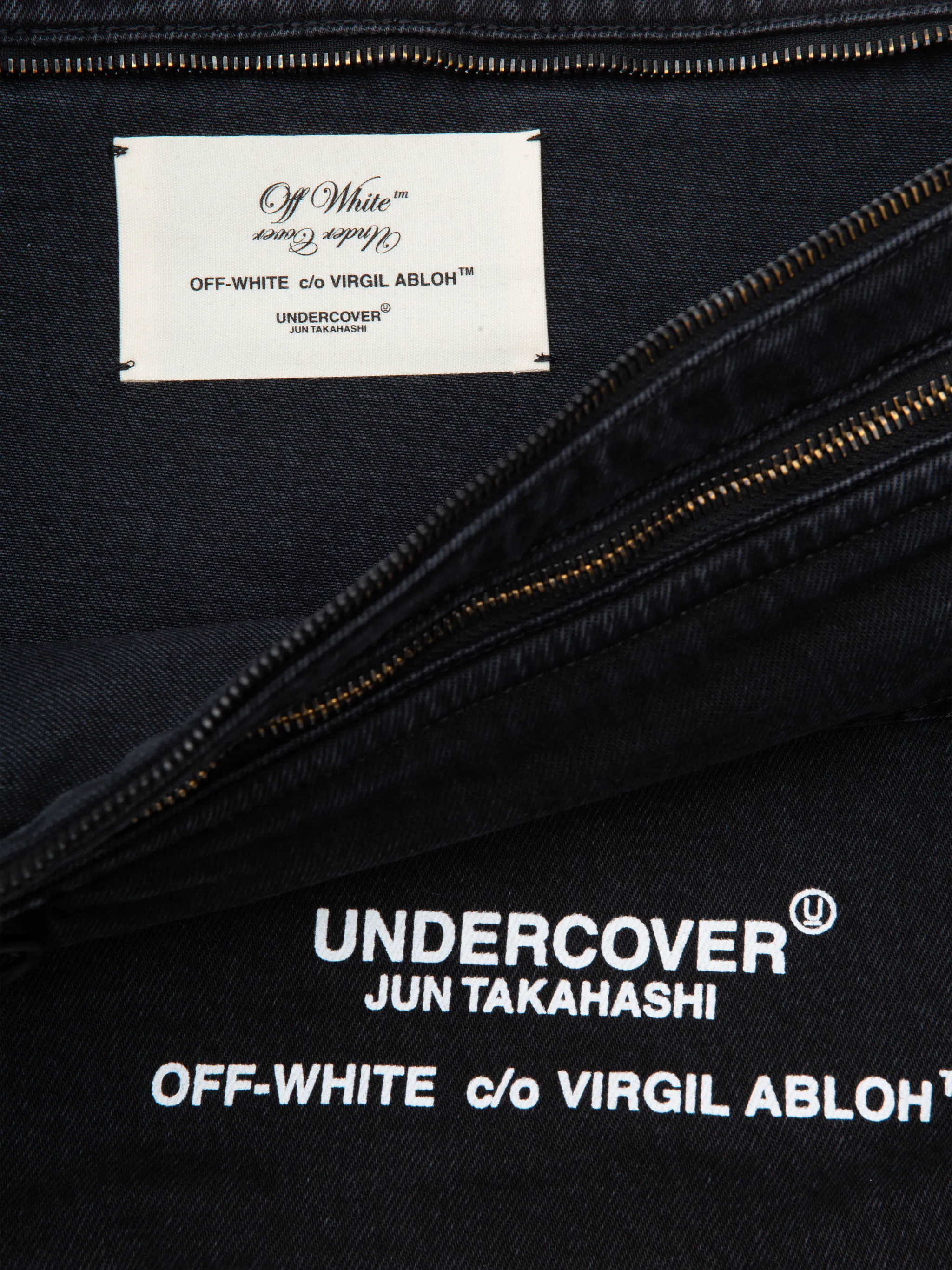 denim label off white