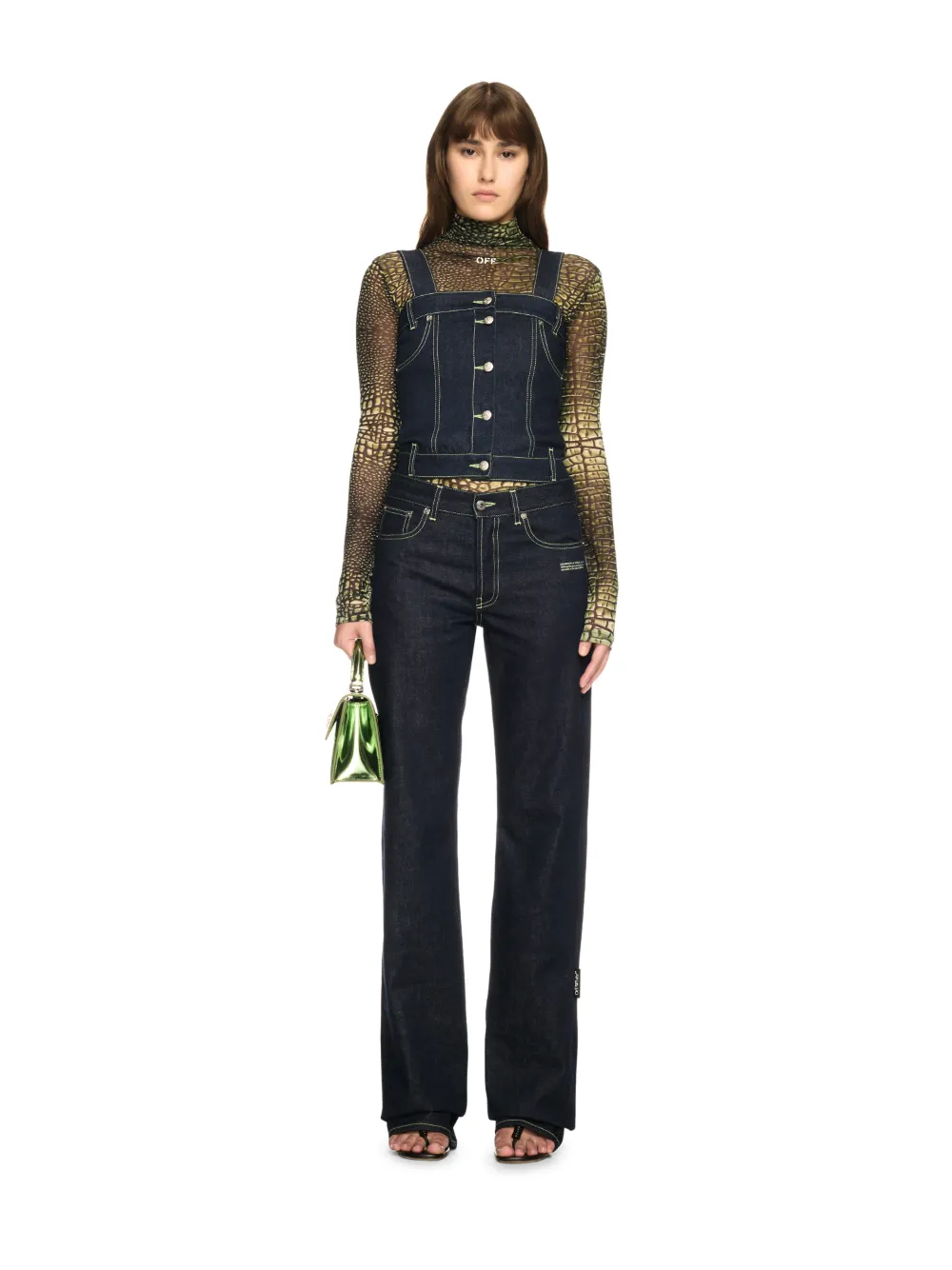 Denim Korsett-Top