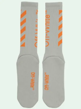 Off white socks orange hotsell