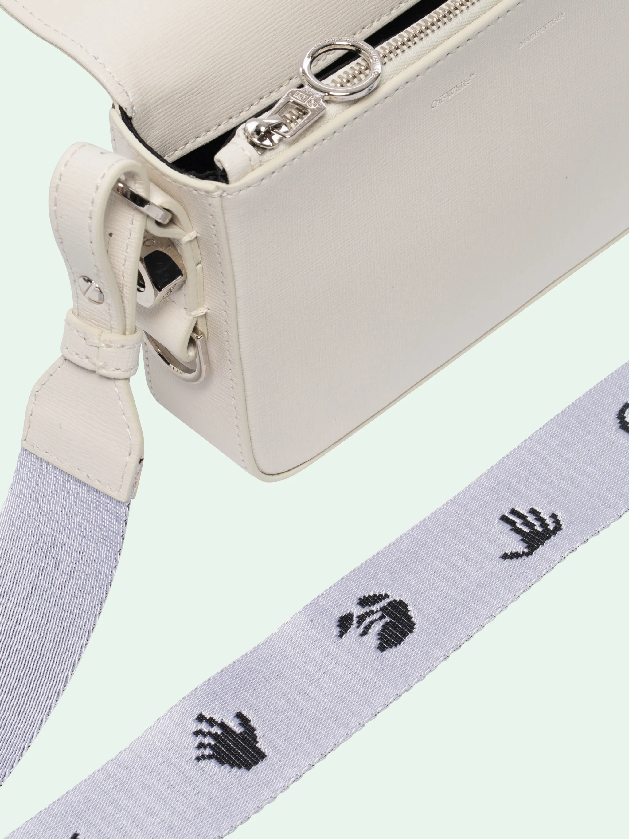 off white diag mini flap bag