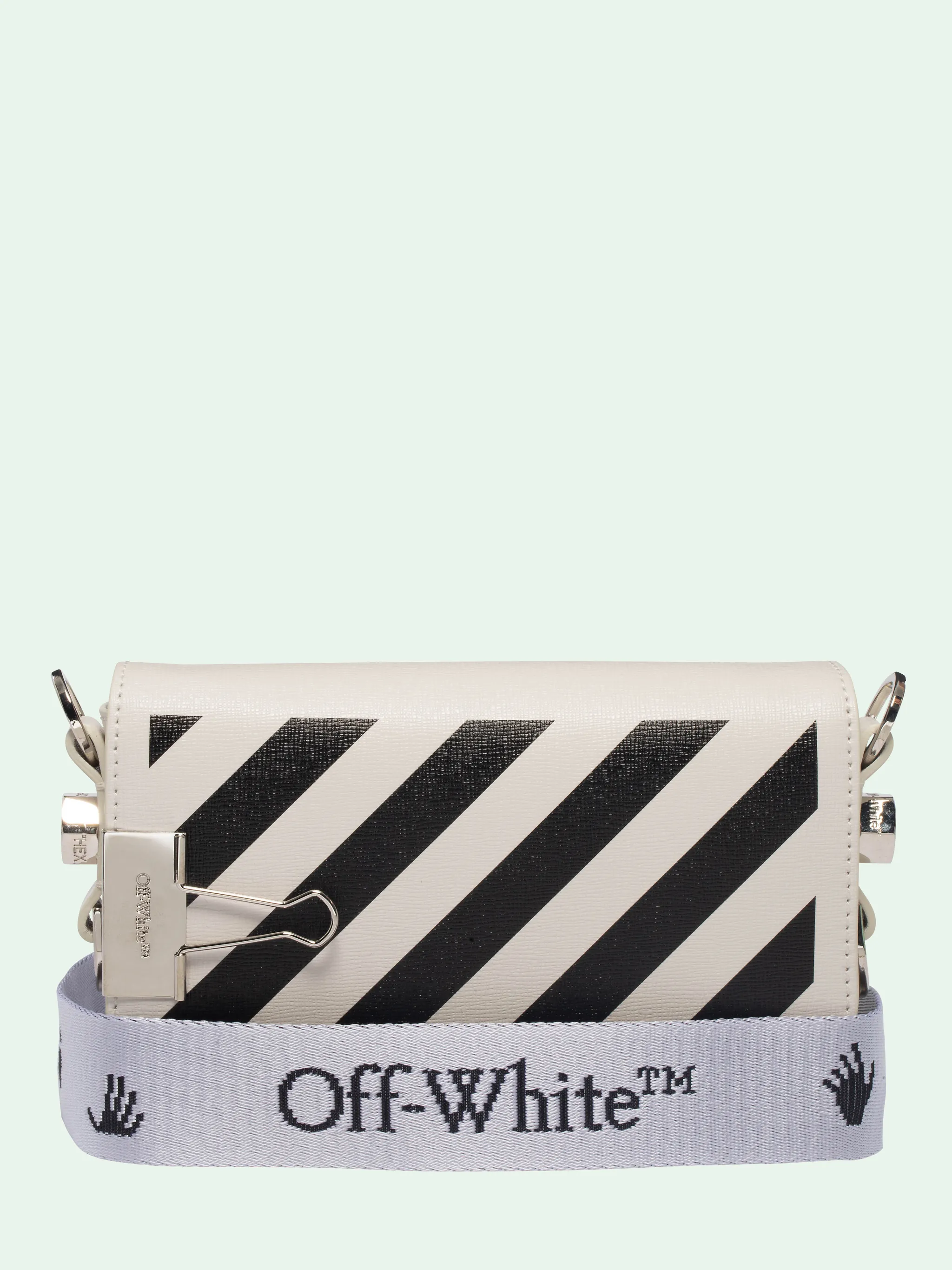 off white diag mini flap bag