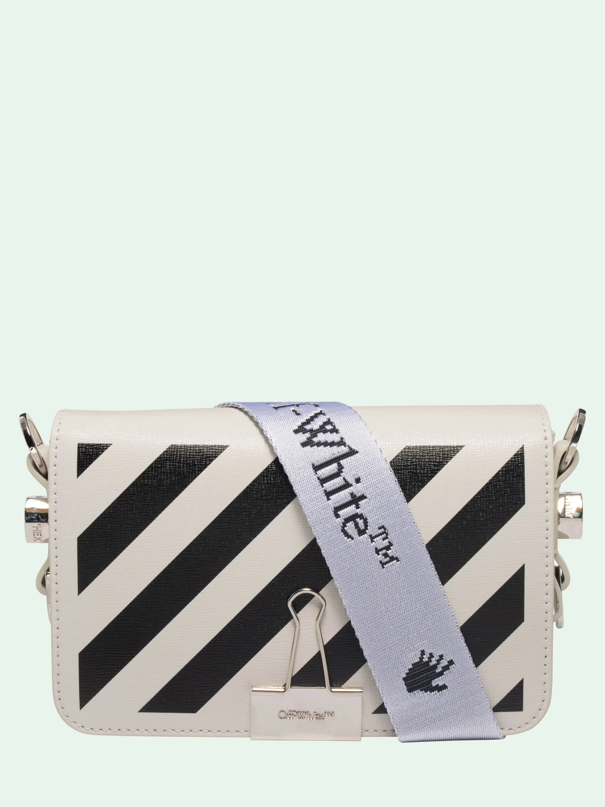 off white diag mini flap bag