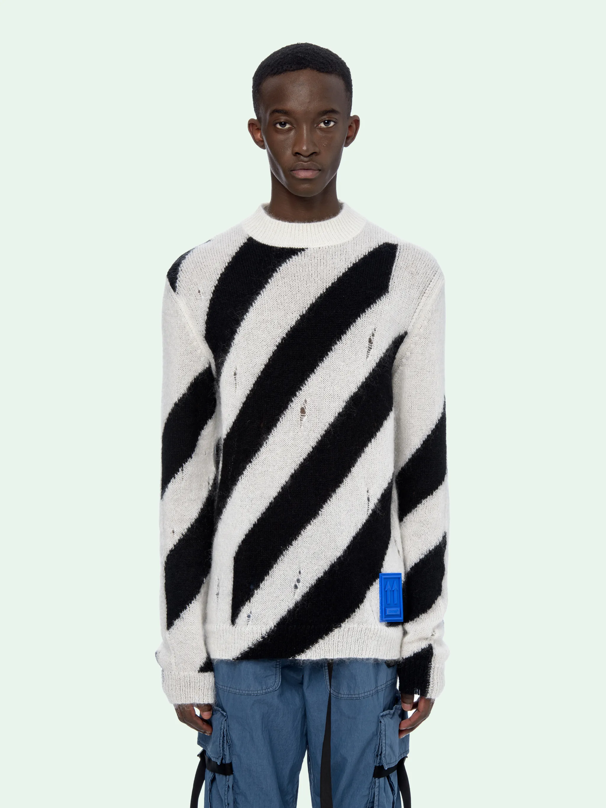 mohair white sweater