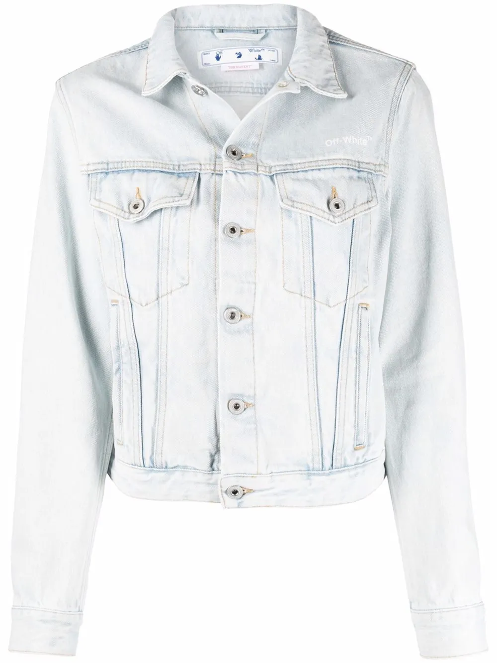 off white womens denim jacket
