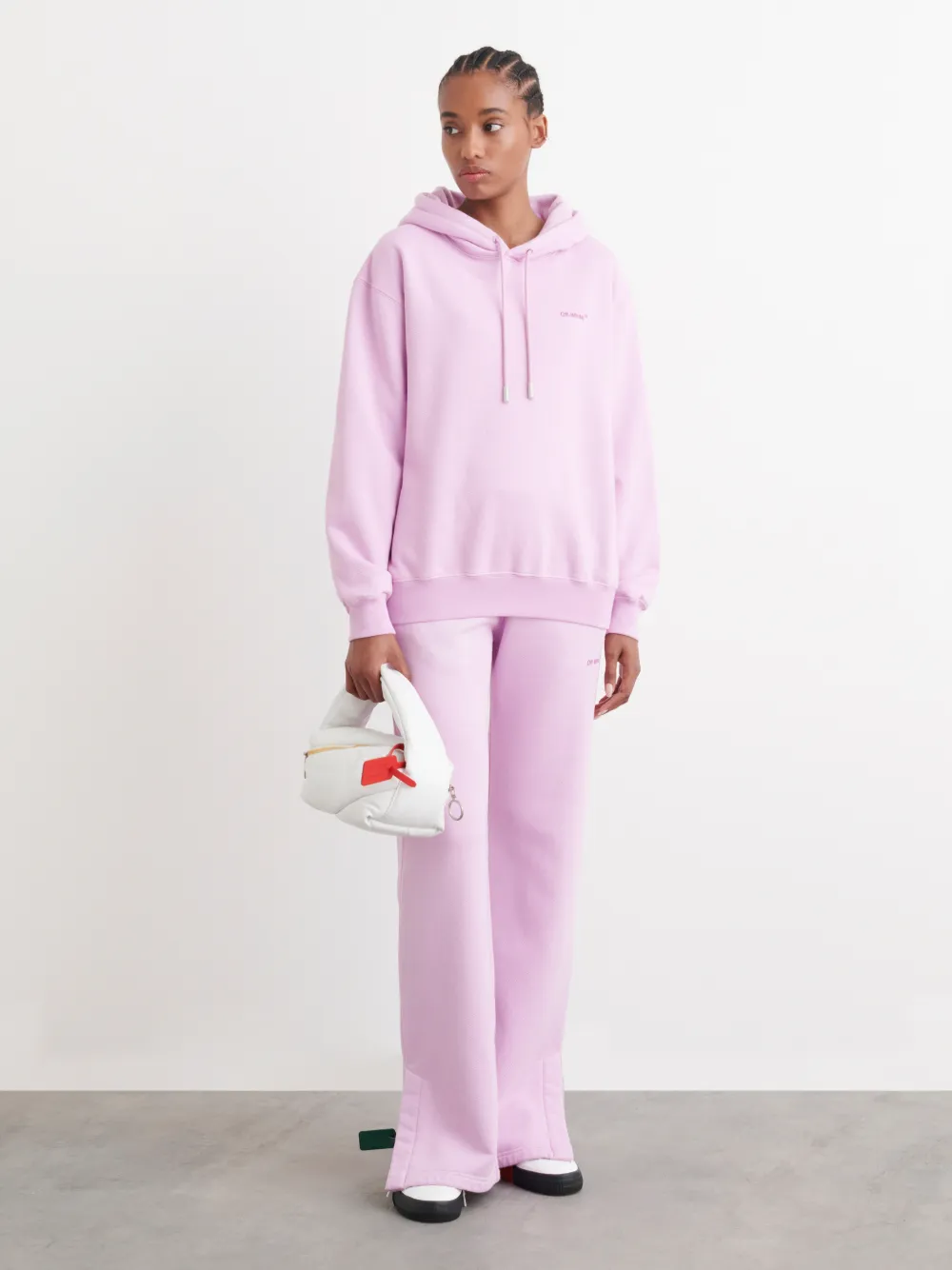 H&m lilac online hoodie