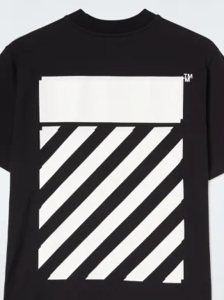 off white diag tee