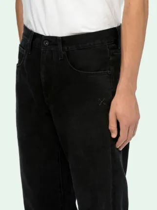 DIAG SLIM JEANS in black | Off-White™ Official US