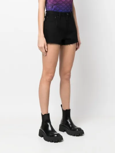 Diag-stripe denim shorts | Off-White 