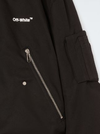 DIAG TAB BOMBER in black | Off-White™ Official XC