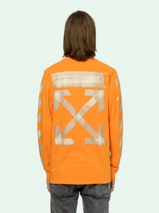 off white orange long sleeve