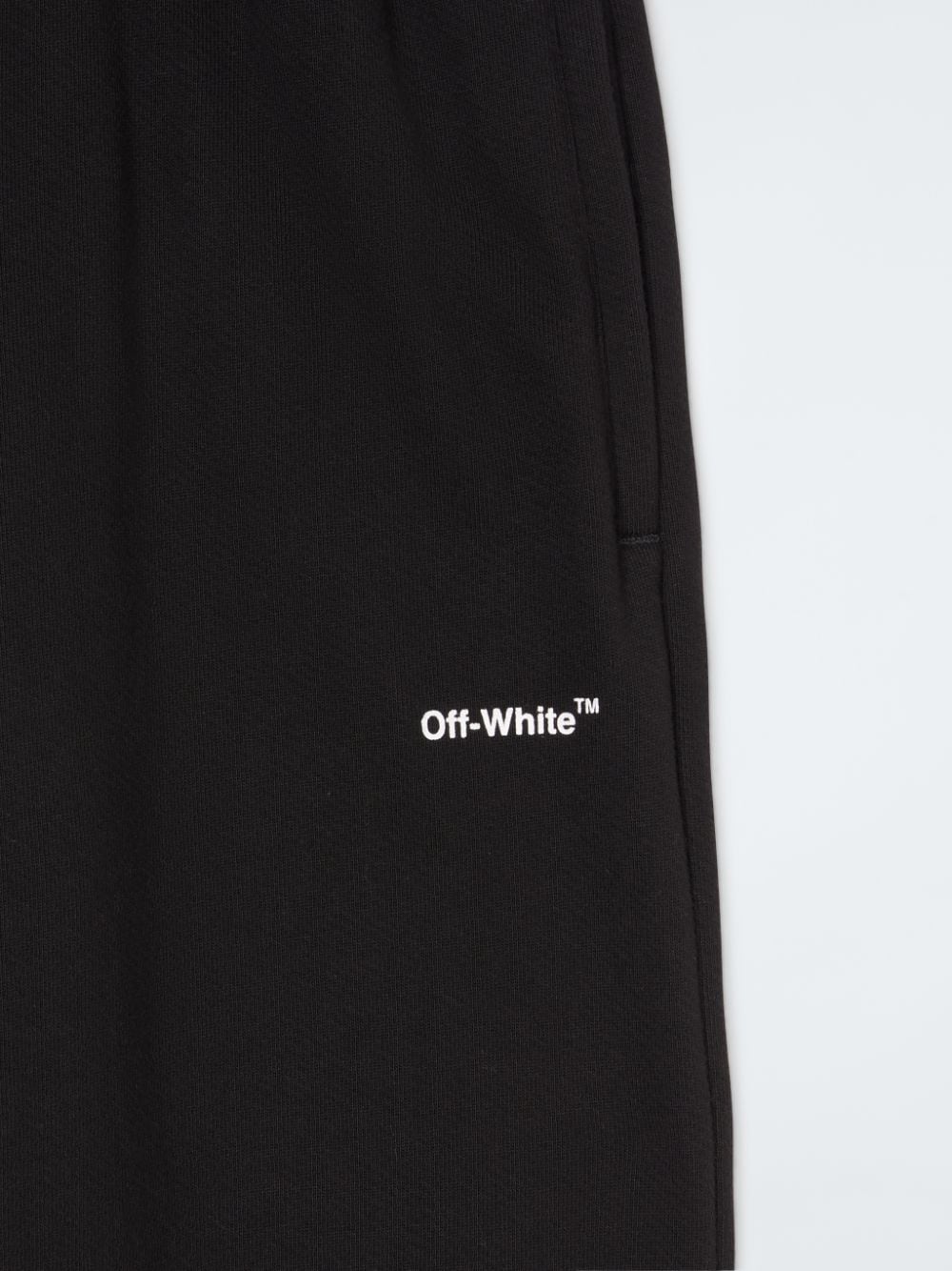 Off white black sweatpants hot sale