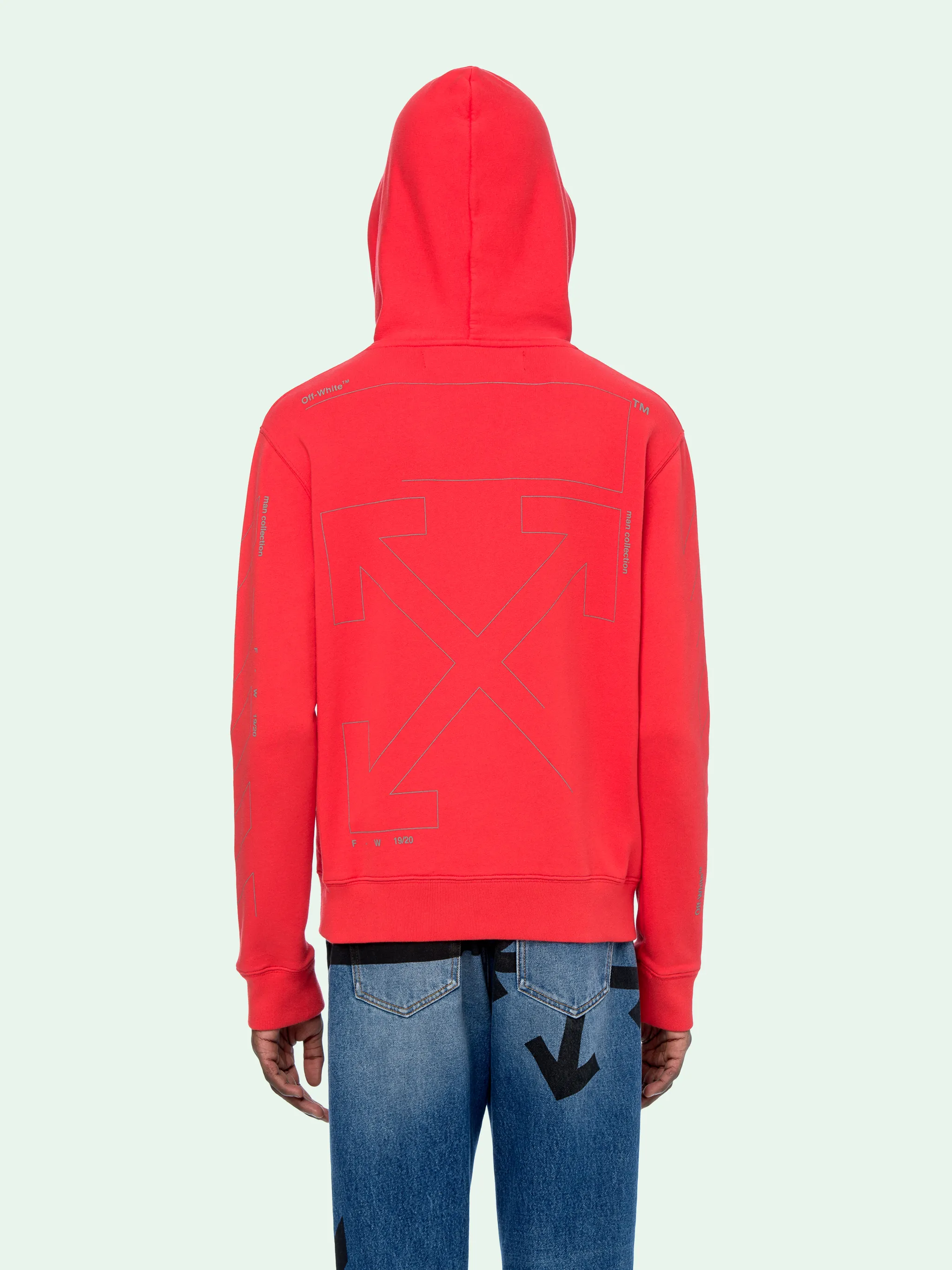 DIAG UNFINISHED SLIM HOODIE - Off-Whiteâ¢ Official Site