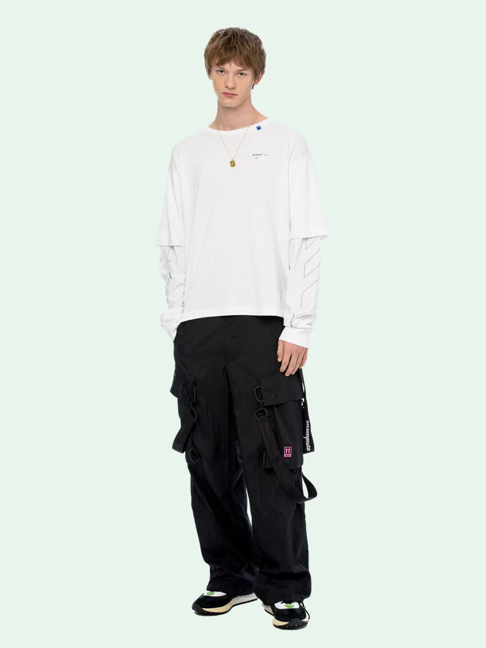 DIAG UNFINISHED T-SHIRT in white | Off-White™ Official TH