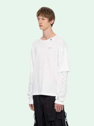 DIAG UNFINISHED T SHIRT in white Off White Official PH