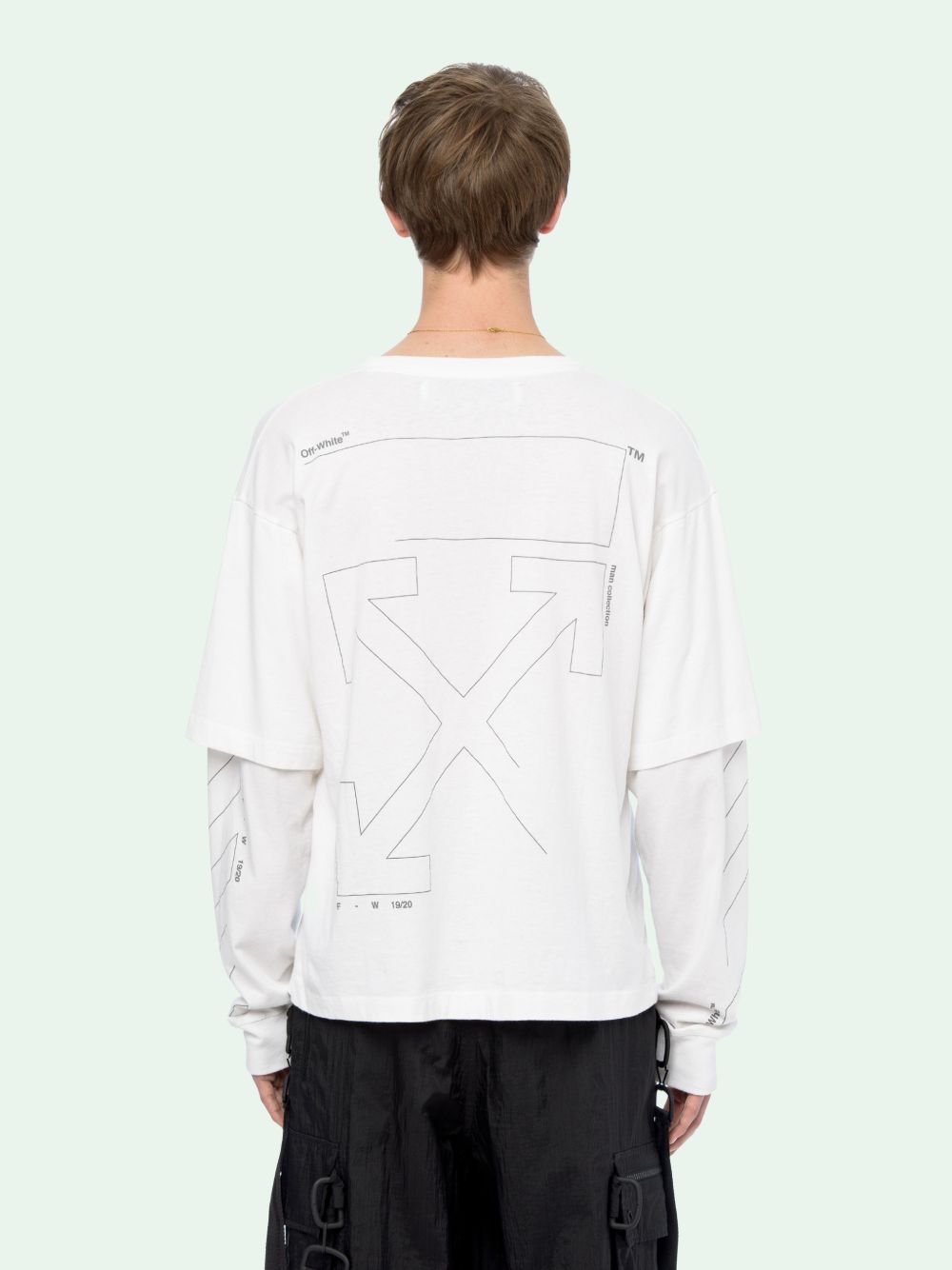 Off white shop unfinished tee