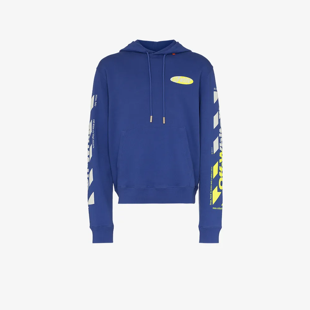 off white diagonal arrows hoodie
