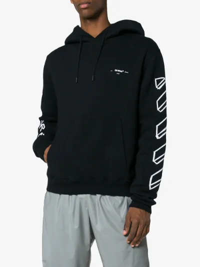 off white diagonal arrows hoodie