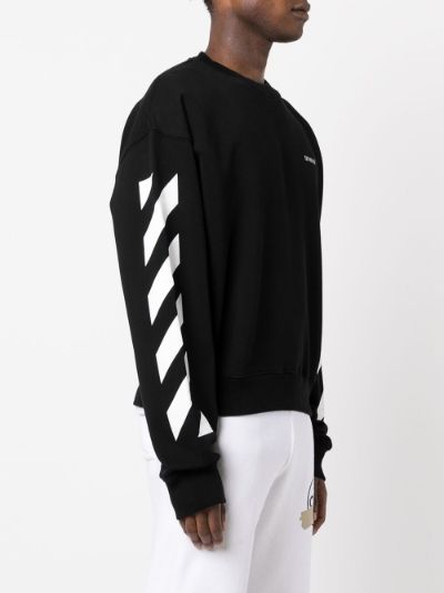 Off white outlet diagonal crewneck