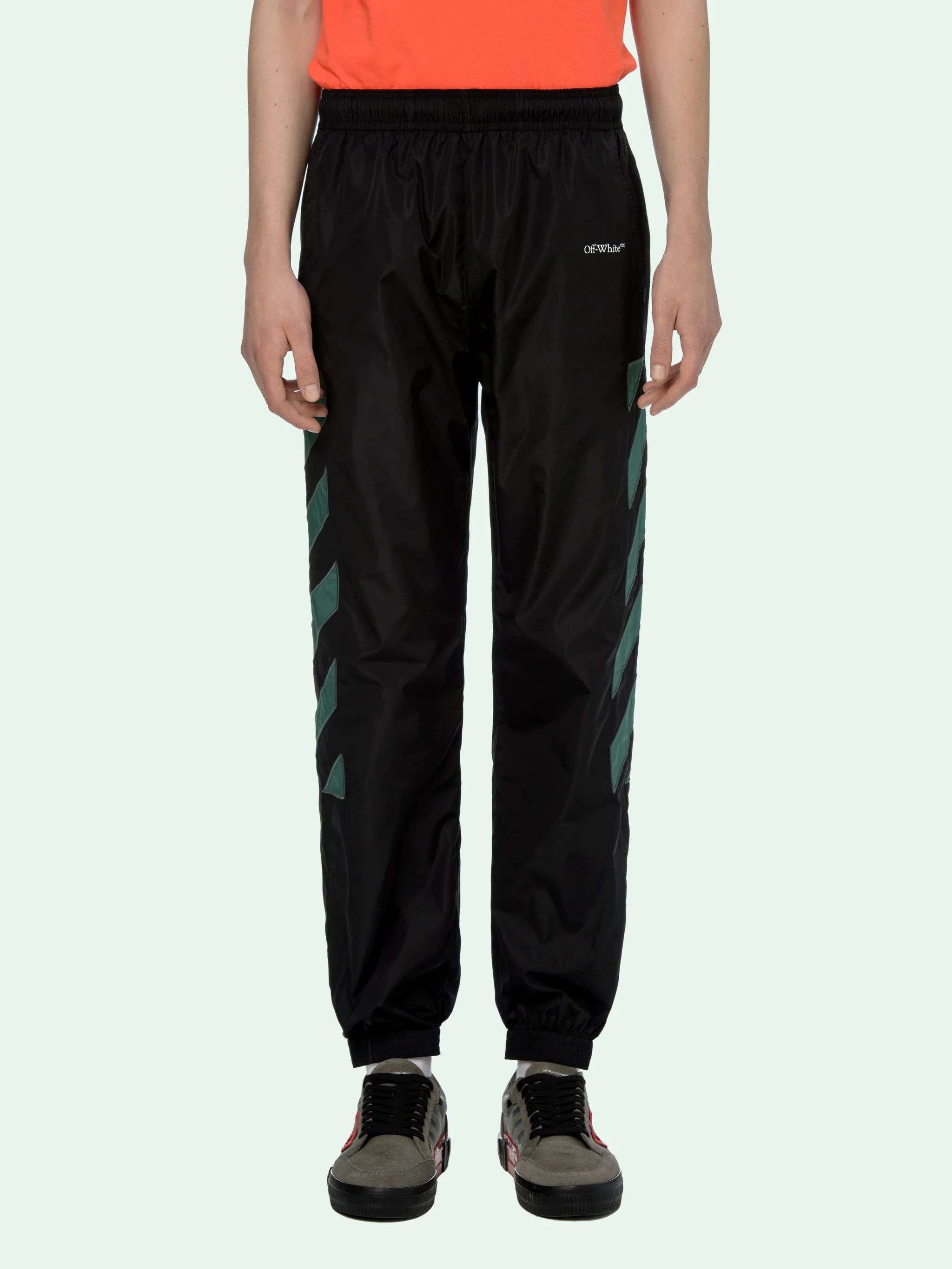 off white stripe sweatpants