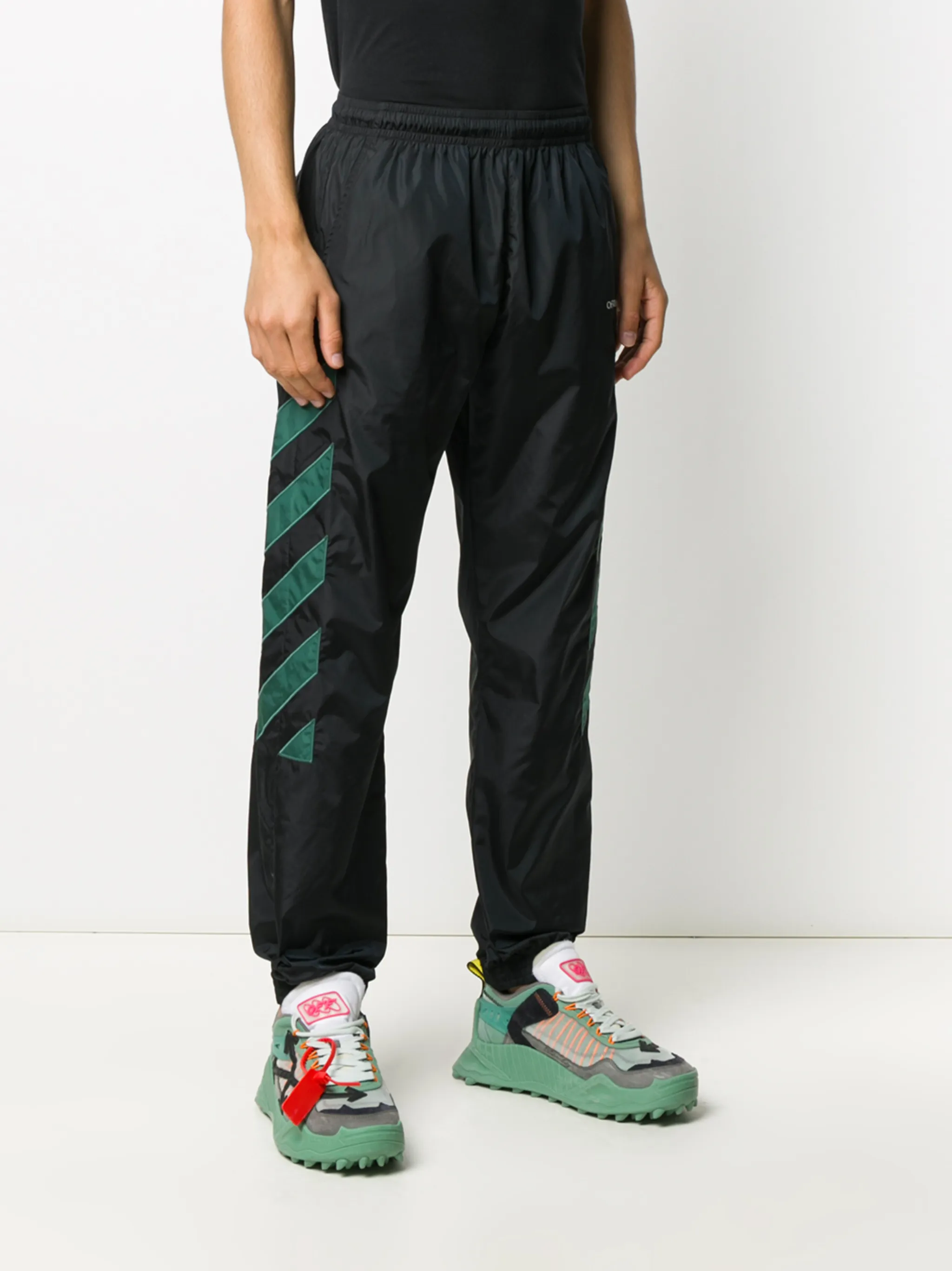 Off White diagonal stripe track pants Eraldo FR