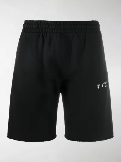 off white track shorts