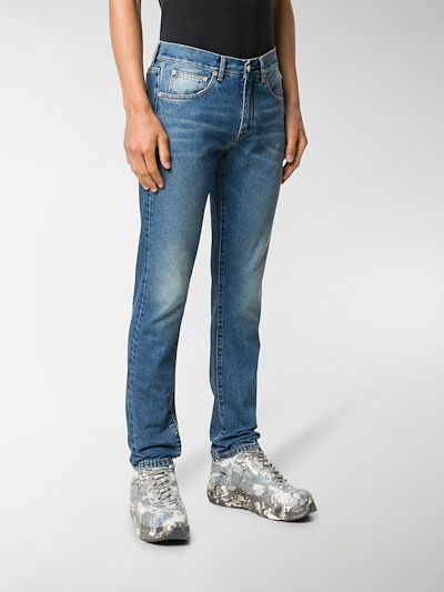 off white striped jeans