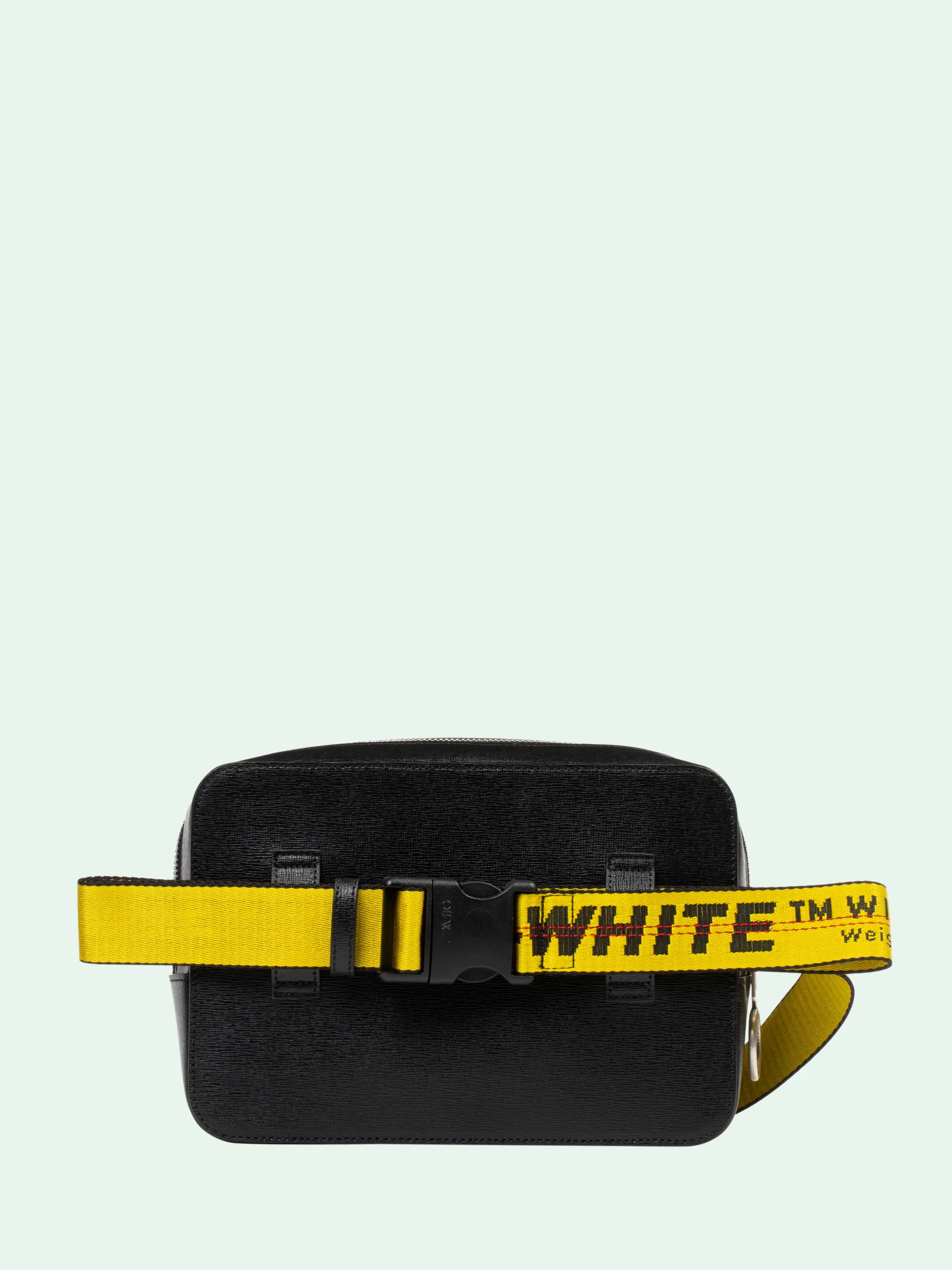 DIAGONALS LEATHER BELT BAG - Off-White 