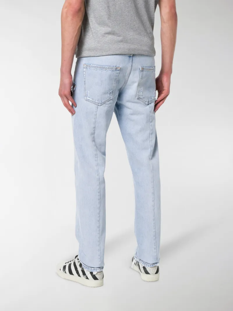 off white firetape jeans
