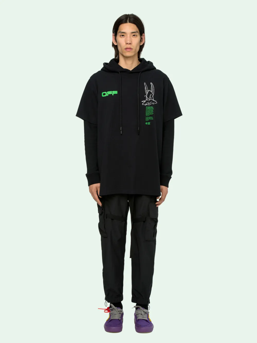 Off white harry the bunny hoodie Outlet