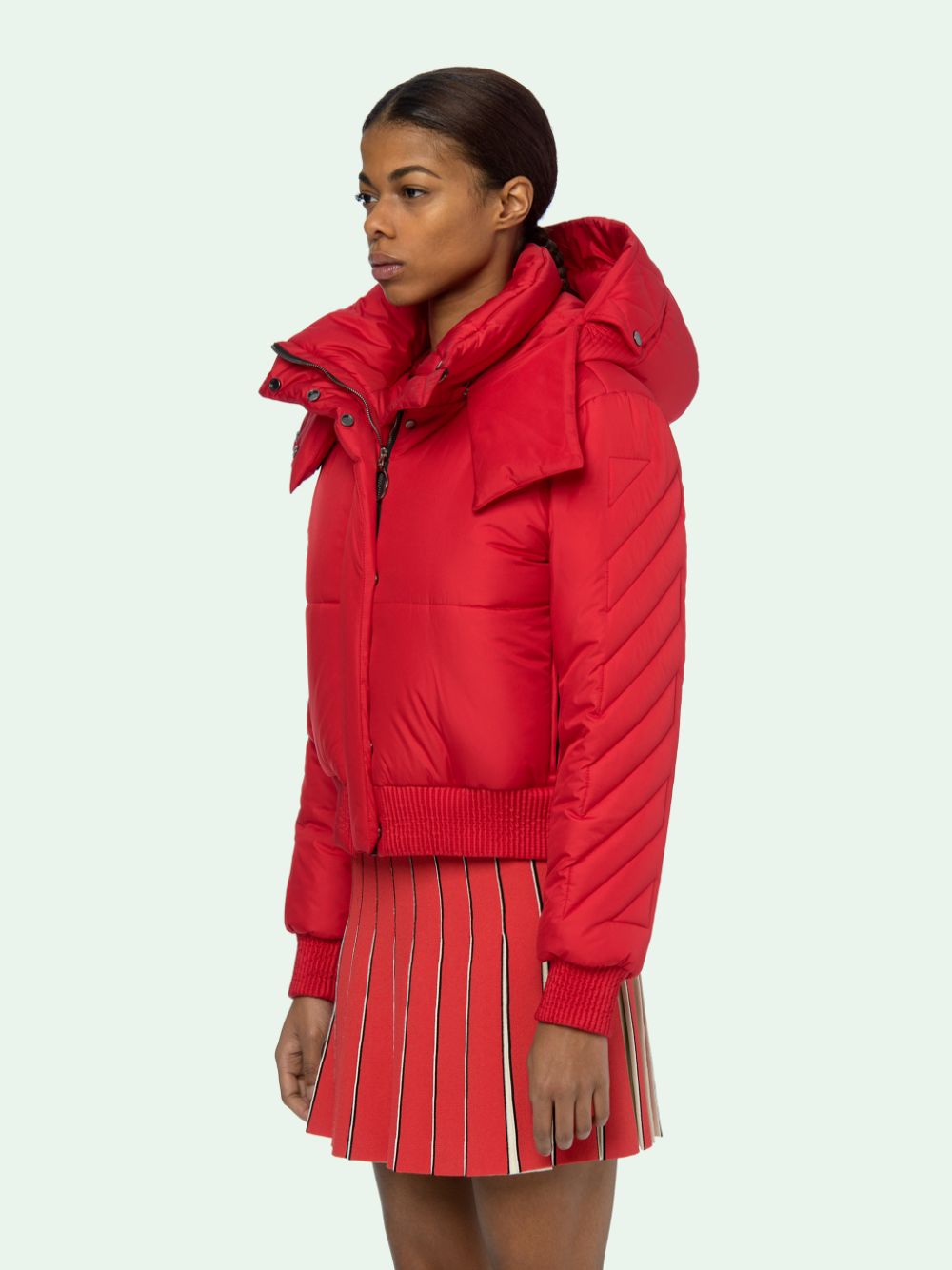 Off white best sale down jacket red